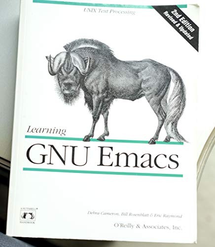 Learning gnu emacs a - gnu, (a